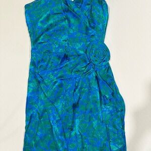 80s Silk Dress